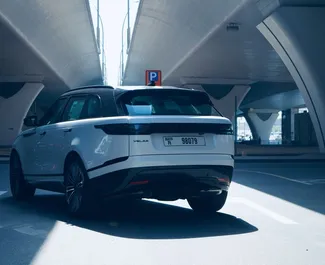 Land Rover Range Rover Velar 2025 zur Miete verfügbar in Dubai, mit Kilometerbegrenzung unbegrenzte.