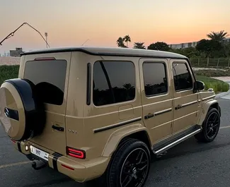 Mietwagen Mercedes-Benz G63 2019 in VAE, mit Benzin-Kraftstoff und 577 PS ➤ Ab 1450 AED pro Tag.