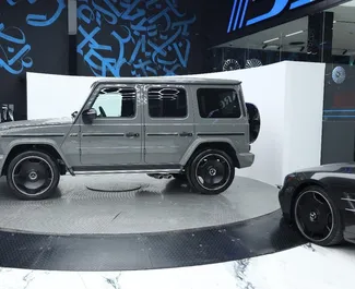 Mietwagen Mercedes-Benz G63 2024 in VAE, mit Benzin-Kraftstoff und 577 PS ➤ Ab 1600 AED pro Tag.