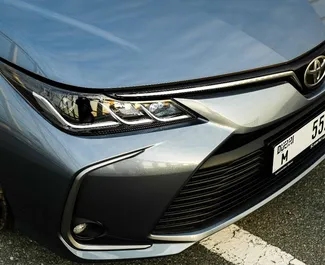 Mietwagen Toyota Corolla Sedan 2025 in VAE, mit Benzin-Kraftstoff und 169 PS ➤ Ab 120 AED pro Tag.