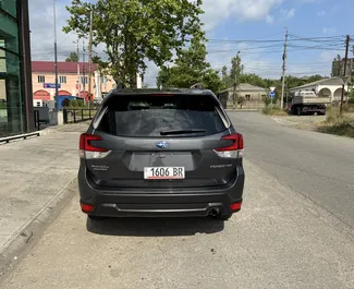 Vermietung Subaru Forester. Komfort, SUV, Crossover Fahrzeug zur Miete in Georgien ✓ Kaution Keine Kaution ✓ Versicherungsoptionen KFZ-HV, TKV, Insassen, Diebstahlschutz.