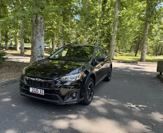 Frontansicht eines Mietwagens Subaru Crosstrek in Kutaisi, Georgien ✓ Auto Nr.14023. ✓ Automatisch TM ✓ 0 Bewertungen.
