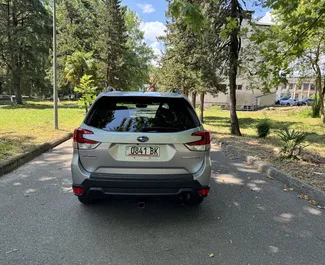 Vermietung Subaru Forester. Komfort, SUV, Crossover Fahrzeug zur Miete in Georgien ✓ Kaution Keine Kaution ✓ Versicherungsoptionen KFZ-HV, TKV, Insassen, Diebstahlschutz.