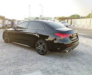 Vermietung Mercedes-Benz C300 Cabrio. Premium, Luxus, Cabrio Fahrzeug zur Miete in VAE ✓ Kaution Einzahlung von 2500 AED ✓ Versicherungsoptionen KFZ-HV.