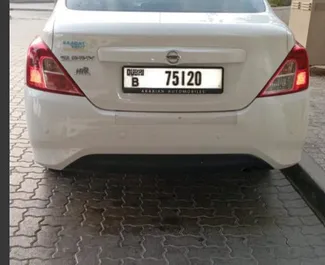 Mietwagen Nissan Sunny 2024 in VAE, mit Benzin-Kraftstoff und 110 PS ➤ Ab 47 AED pro Tag.