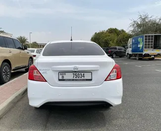 Mietwagen Nissan Sunny 2024 in VAE, mit Benzin-Kraftstoff und 110 PS ➤ Ab 47 AED pro Tag.
