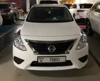 Mietwagen Nissan Sunny 2024 in VAE, mit Benzin-Kraftstoff und 110 PS ➤ Ab 47 AED pro Tag.