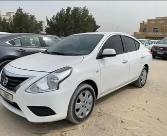 Mietwagen Nissan Sunny 2024 in VAE, mit Benzin-Kraftstoff und 110 PS ➤ Ab 47 AED pro Tag.