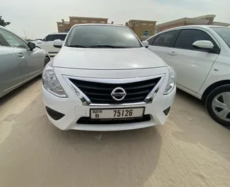Vermietung Nissan Sunny. Wirtschaft, Komfort Fahrzeug zur Miete in VAE ✓ Kaution Einzahlung von 500 AED ✓ Versicherungsoptionen KFZ-HV, VKV Plus, Diebstahlschutz.