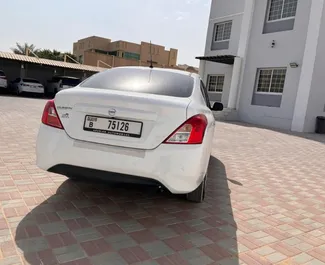 Mietwagen Nissan Sunny 2024 in VAE, mit Benzin-Kraftstoff und 110 PS ➤ Ab 47 AED pro Tag.