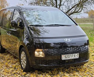 Mietwagen Hyundai Staria 2024 in Weißrussland, mit Diesel-Kraftstoff und 177 PS ➤ Ab 83 USD pro Tag.