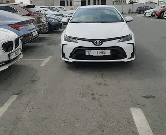 Mietwagen Toyota Corolla Sedan 2024 in VAE, mit Benzin-Kraftstoff und 169 PS ➤ Ab 67 AED pro Tag.