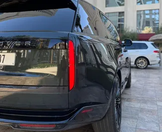 Vermietung Land Rover Range Rover. Premium, Luxus, SUV Fahrzeug zur Miete in VAE ✓ Kaution Einzahlung von 2500 AED ✓ Versicherungsoptionen KFZ-HV.