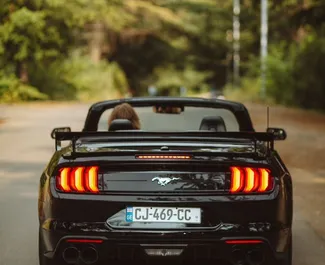 Benzin 2,3L Motor von Ford Mustang Cabrio 2022 zur Miete in Tiflis.