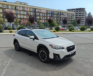 Frontansicht eines Mietwagens Subaru Crosstrek in Kutaisi, Georgien ✓ Auto Nr.13967. ✓ Automatisch TM ✓ 0 Bewertungen.