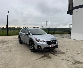 Frontansicht eines Mietwagens Subaru Crosstrek in Kutaisi, Georgien ✓ Auto Nr.14093. ✓ Automatisch TM ✓ 0 Bewertungen.