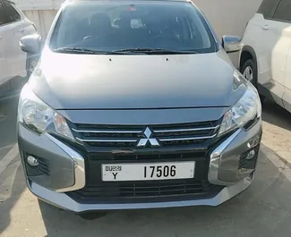Mietwagen Mitsubishi Attrage 2023 in VAE, mit Benzin-Kraftstoff und 76 PS ➤ Ab 73 AED pro Tag.