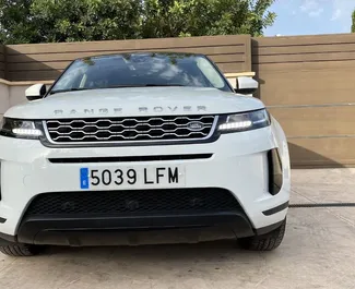 Vermietung Land Rover Range Rover Evoque. Komfort, Premium, Crossover Fahrzeug zur Miete in Spanien ✓ Kaution Einzahlung von 1000 EUR ✓ Versicherungsoptionen KFZ-HV.