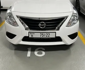 Mietwagen Nissan Sunny 2024 in VAE, mit Benzin-Kraftstoff und 118 PS ➤ Ab 47 AED pro Tag.