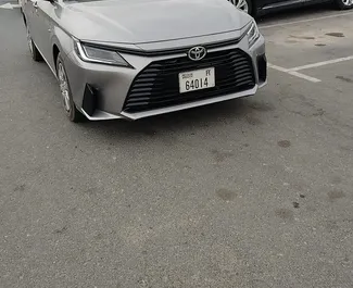 Autovermietung Toyota Yaris Ativ Nr.13945 Automatisch in Dubai, ausgestattet mit einem L Motor ➤ Von Mohammad in VAE.
