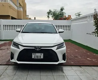 Mietwagen Toyota Yaris Ativ 2023 in VAE, mit Benzin-Kraftstoff und 97 PS ➤ Ab 67 AED pro Tag.