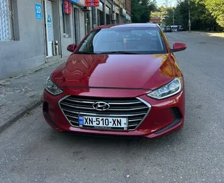 Frontansicht eines Mietwagens Hyundai Elantra in Kutaisi, Georgien ✓ Auto Nr.14397. ✓ Automatisch TM ✓ 0 Bewertungen.