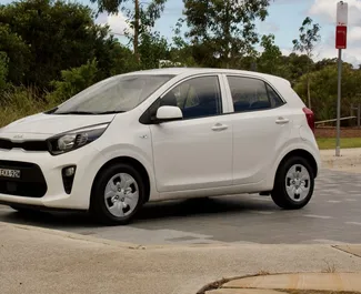 Autovermietung Kia Picanto Nr.9546 Schaltgetriebe in Chania, ausgestattet mit einem 1,0L Motor ➤ Von Antaios in Griechenland.