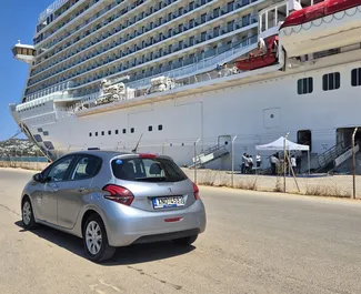 Autovermietung Peugeot 208 Nr.9544 Schaltgetriebe in Chania, ausgestattet mit einem 1,2L Motor ➤ Von Antaios in Griechenland.