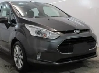 Frontansicht eines Mietwagens Ford C-Max in Tirana, Albanien ✓ Auto Nr.14304. ✓ Schaltgetriebe TM ✓ 0 Bewertungen.