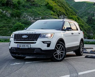 Mietwagen Ford Explorer 2018 in Georgien, mit Benzin-Kraftstoff und 365 PS ➤ Ab 130 GEL pro Tag.