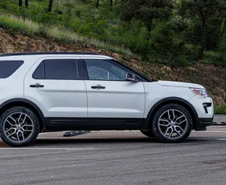 Vermietung Ford Explorer. Komfort, Premium, Crossover Fahrzeug zur Miete in Georgien ✓ Kaution Einzahlung von 500 GEL ✓ Versicherungsoptionen KFZ-HV, TKV, VKV Plus, VKV Komplett, Insassen, Diebstahlschutz.