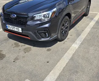 Vermietung Subaru Forester. Komfort, SUV, Crossover Fahrzeug zur Miete in Georgien ✓ Kaution Keine Kaution ✓ Versicherungsoptionen KFZ-HV, VKV Plus.