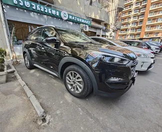 Frontansicht eines Mietwagens Hyundai Tucson in Tiflis, Georgien ✓ Auto Nr.14157. ✓ Automatisch TM ✓ 0 Bewertungen.