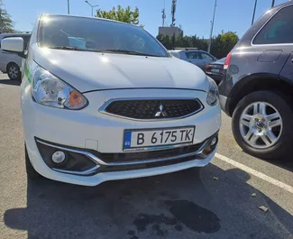 Mietwagen Mitsubishi Space Star 2022 in Bulgarien, mit Benzin-Kraftstoff und 70 PS ➤ Ab 15 EUR pro Tag.