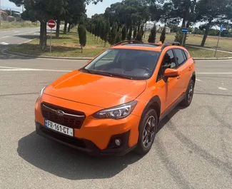 Frontansicht eines Mietwagens Subaru Crosstrek in Tiflis, Georgien ✓ Auto Nr.14440. ✓ Automatisch TM ✓ 0 Bewertungen.