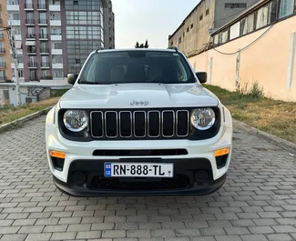Frontansicht eines Mietwagens Jeep Renegade in Tiflis, Georgien ✓ Auto Nr.14463. ✓ Automatisch TM ✓ 0 Bewertungen.