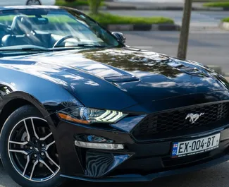 Vermietung Ford Mustang Cabrio. Premium, Luxus, Cabrio Fahrzeug zur Miete in Georgien ✓ Kaution Einzahlung von 300 GEL ✓ Versicherungsoptionen KFZ-HV, Diebstahlschutz.