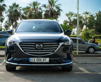 Frontansicht eines Mietwagens Mazda CX-9 in Batumi, Georgien ✓ Auto Nr.14451. ✓ Automatisch TM ✓ 0 Bewertungen.