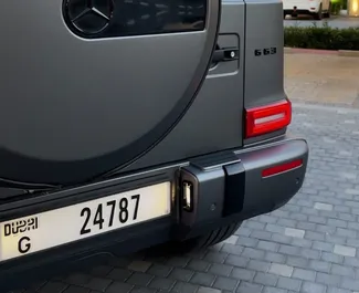 Autovermietung Mercedes-Benz G63 AMG Nr.14505 Automatisch in Dubai, ausgestattet mit einem 4,4L Motor ➤ Von Lascha in VAE.