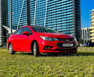 Frontansicht eines Mietwagens Chevrolet Cruze in Tiflis, Georgien ✓ Auto Nr.14544. ✓ Automatisch TM ✓ 0 Bewertungen.