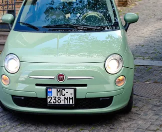 Autovermietung Fiat 500 Cabrio Nr.14551 Automatisch in Tiflis, ausgestattet mit einem 1,4L Motor ➤ Von Mariia in Georgien.