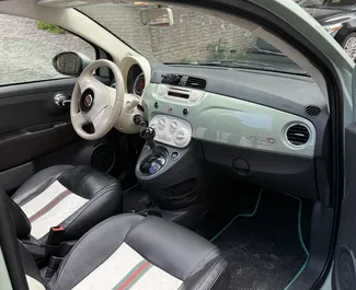 Fiat 500 Cabrio 2013 zur Miete verfügbar in Tiflis, mit Kilometerbegrenzung unbegrenzte.