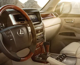 Mietwagen Lexus LX570 2014 in Aserbaidschan, mit Benzin-Kraftstoff und 383 PS ➤ Ab 110 AZN pro Tag.
