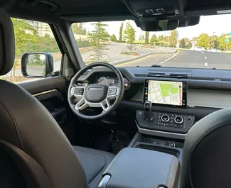 Vermietung Land Rover Defender. Komfort, Premium, SUV Fahrzeug zur Miete in Aserbaidschan ✓ Kaution Einzahlung von 500 AZN ✓ Versicherungsoptionen KFZ-HV, TKV, Diebstahlschutz.