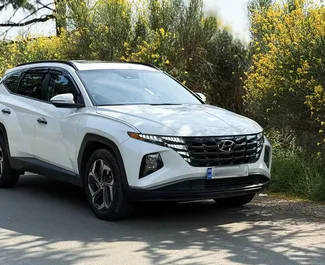 Frontansicht eines Mietwagens Hyundai Tucson in Tiflis, Georgien ✓ Auto Nr.14650. ✓ Automatisch TM ✓ 0 Bewertungen.