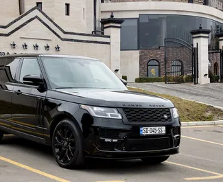 Frontansicht eines Mietwagens Land Rover Range Rover in Tiflis, Georgien ✓ Auto Nr.14800. ✓ Automatisch TM ✓ 0 Bewertungen.