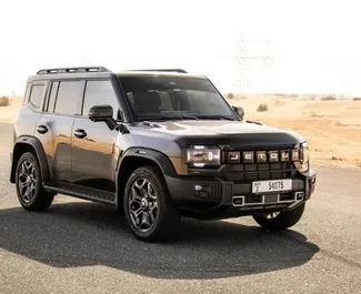 Jetour T2 2025 zur Miete verfügbar in Dubai, mit Kilometerbegrenzung 250 km/Tag.