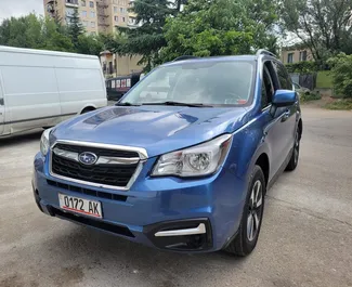 Frontansicht eines Mietwagens Subaru Forester in Tiflis, Georgien ✓ Auto Nr.14748. ✓ Automatisch TM ✓ 0 Bewertungen.