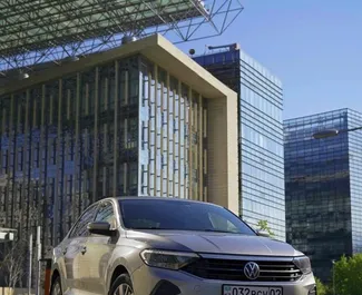 Mietwagen Volkswagen Polo Sedan 2021 in Kasachstan, mit Benzin-Kraftstoff und 178 PS ➤ Ab 20000 KZT pro Tag.