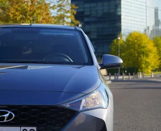 Mietwagen Hyundai Accent 2021 in Kasachstan, mit Benzin-Kraftstoff und 110 PS ➤ Ab 20000 KZT pro Tag.